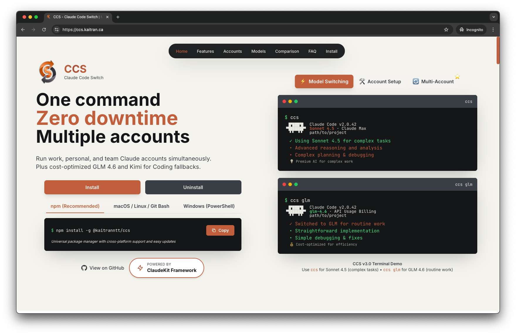 CCS - Claude Code Switch